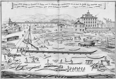 Arsenaal van Toulon, illustratie uit de 